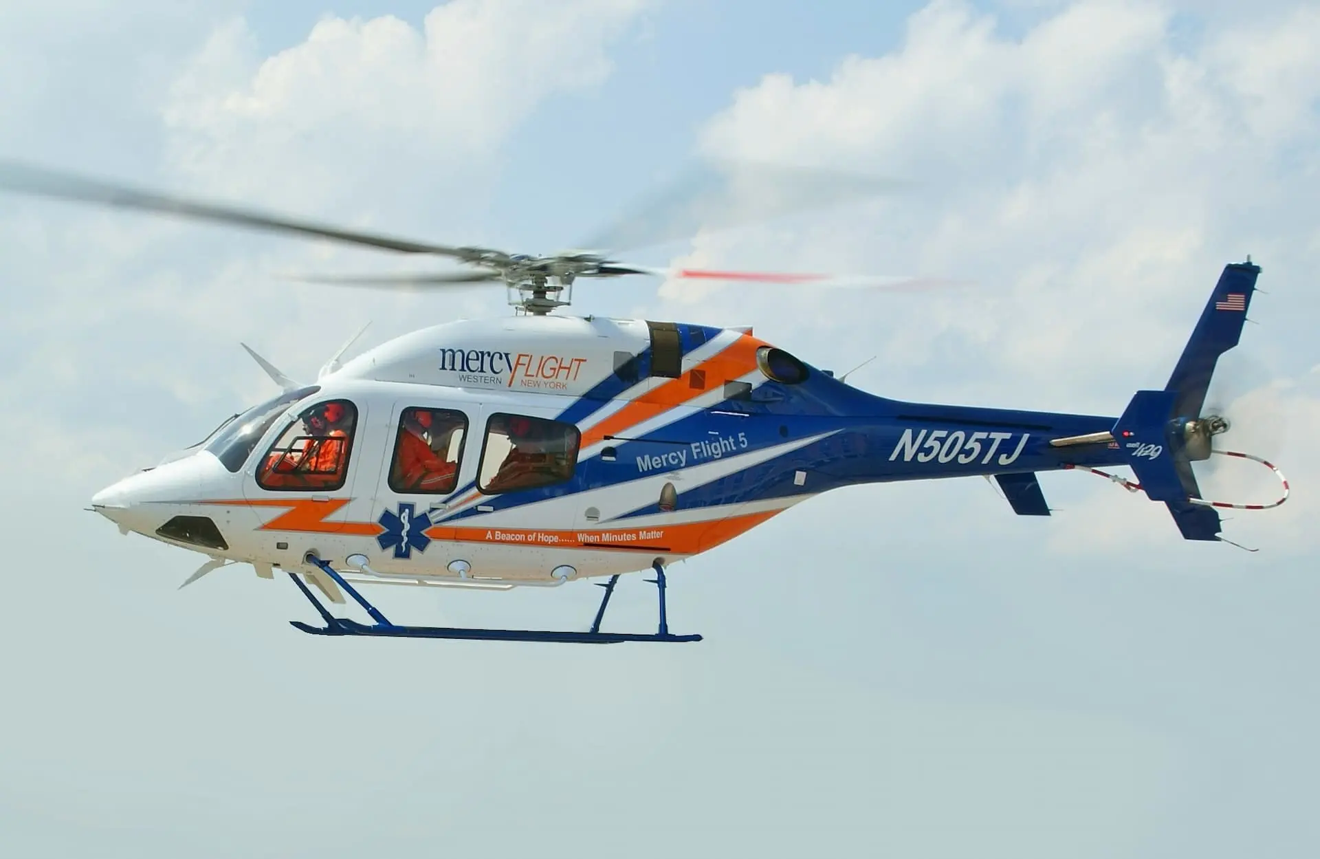 Bell 429 Global Ranger with Mercy Flight of western New York.